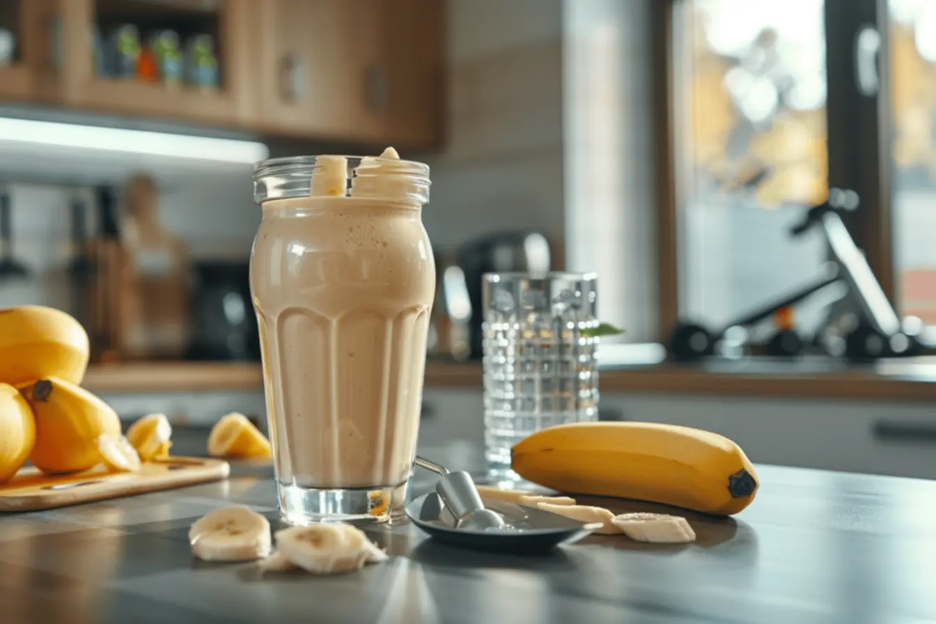 Misturando Whey Protein com água