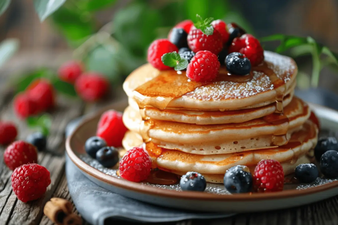 Panqueca de Whey Protein com Frutas